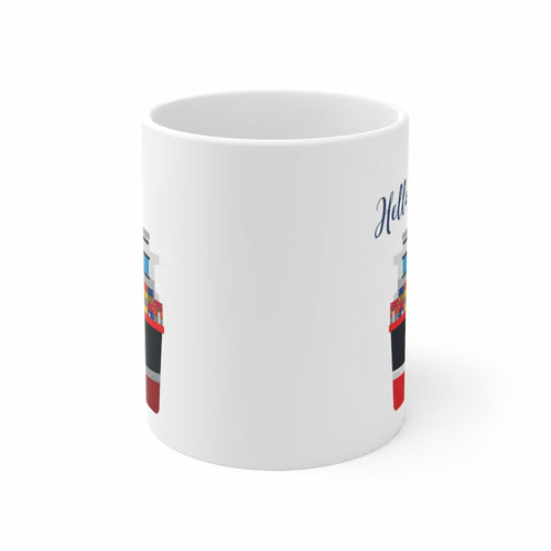 Container Cargo Ship Ceramic Mug 11oz
