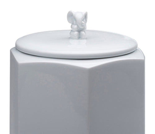 GUARDIANS large porcelain jar - Elephant